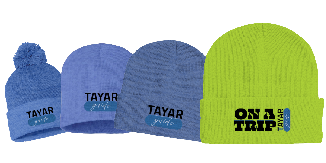 Limited edition Tayar Guide winter hats and beanies